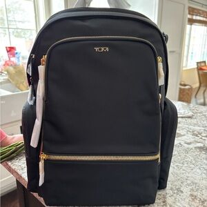 Tumi Black Backpack - Voyageur Celina monogram-able slake backpack. Brand New.